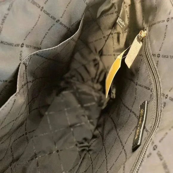 Michael Kors Charlotte Top Zip Tote shoulder bag black - Picture 7 of 10